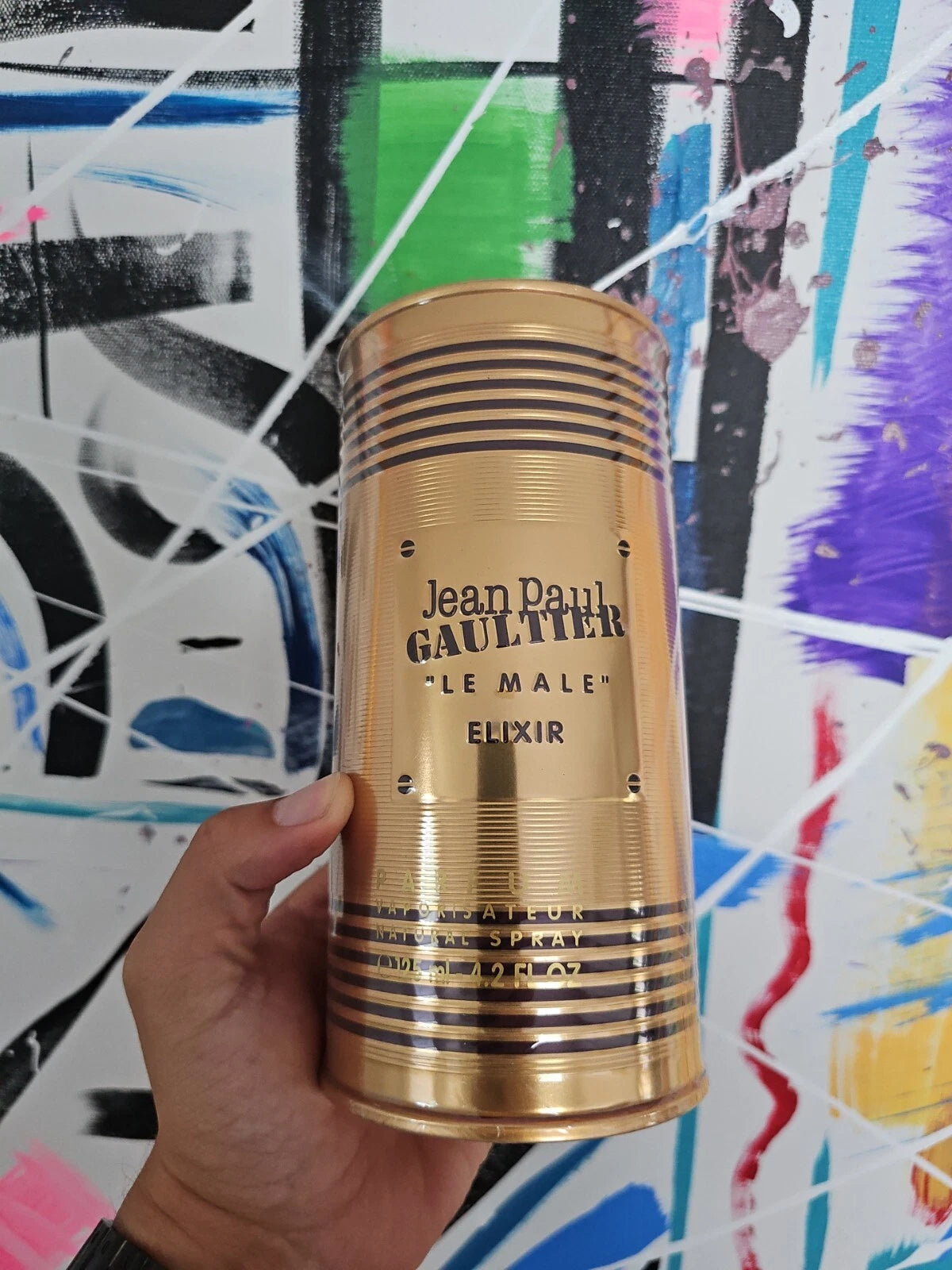 JEAN PAUL GAULTIER "LE MALE" ELIXIR PARFUM 4.2OZ/125ML SEALED 2023 NEW.