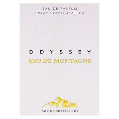 Odyssey - Eau De Montagne Mountain Edition by Armaf - 3.4 oz