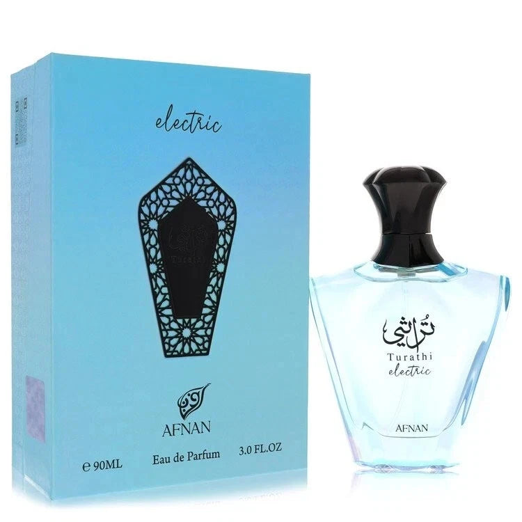 Afnan Turathi Electric by Afnan Eau De Parfum Spray 3.0 Oz New