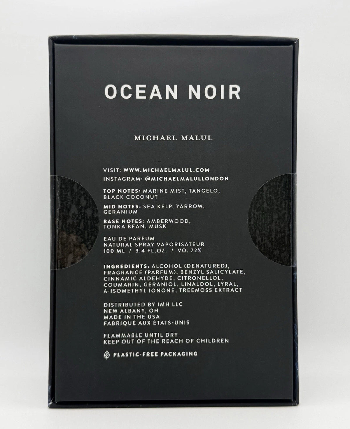Michael Malul Ocean Noir Men's Eau de Parfum - 3.4 fl oz. New Sealed