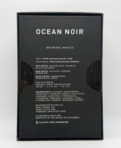 Michael Malul Ocean Noir Men's Eau de Parfum - 3.4 fl oz. New Sealed