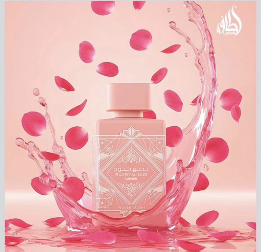 Bade'e Al Oud Noble Blush by Lattafa, 3.4 oz EDP Spray for Women