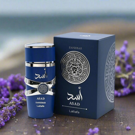 Asad Zanzibar by Lattafa Cologne for Men EDP 3.3 / 3.4 oz New In Box