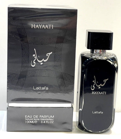Lattafa Hayaati by Lattafa Eau De Parfum Spray 3.4oz (100ml) for Men New, Sealed