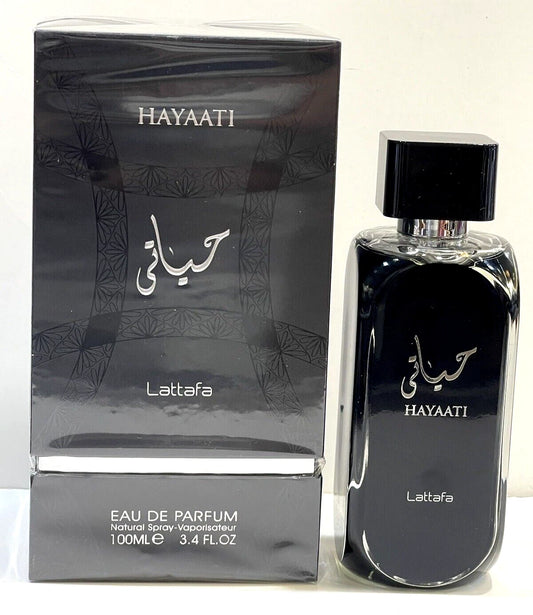 Lattafa Hayaati by Lattafa Eau De Parfum Spray 3.4oz (100ml) for Men New, Sealed