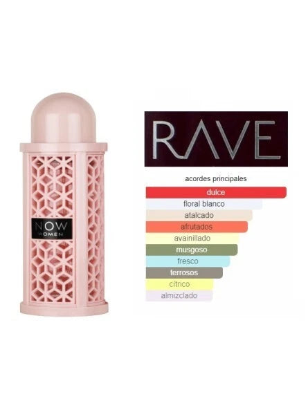 Lattafa Rave Now Eau de Parfum Spray for Women, 3.4 Ounce