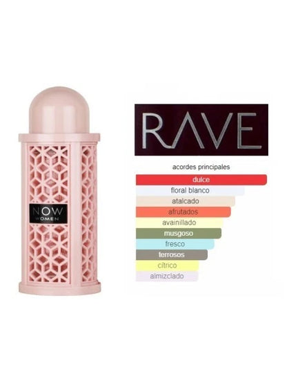 Lattafa Rave Now Eau de Parfum Spray for Women, 3.4 Ounce