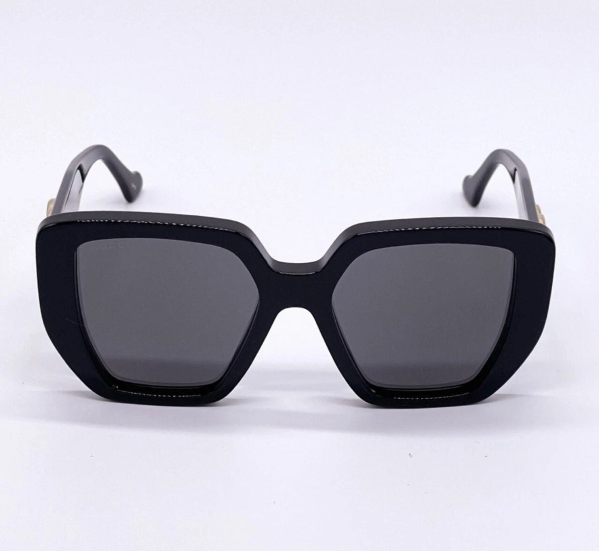 NEW GUCCI GG0956S 003 WOMEN BLACK OVERSIZED SUNGLASSES