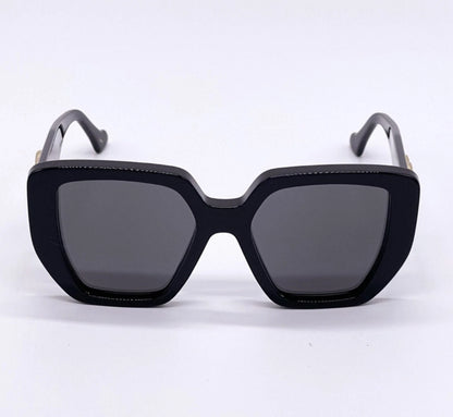 NEW GUCCI GG0956S 003 WOMEN BLACK OVERSIZED SUNGLASSES