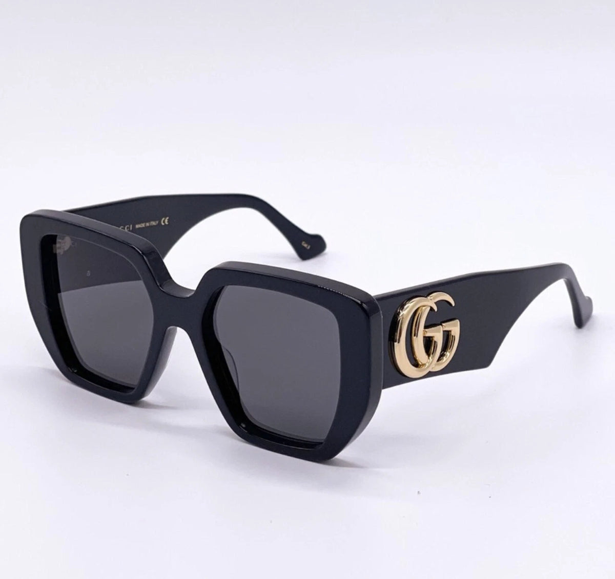 NEW GUCCI GG0956S 003 WOMEN BLACK OVERSIZED SUNGLASSES