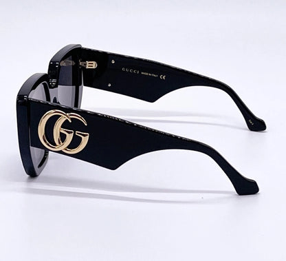 NEW GUCCI GG0956S 003 WOMEN BLACK OVERSIZED SUNGLASSES