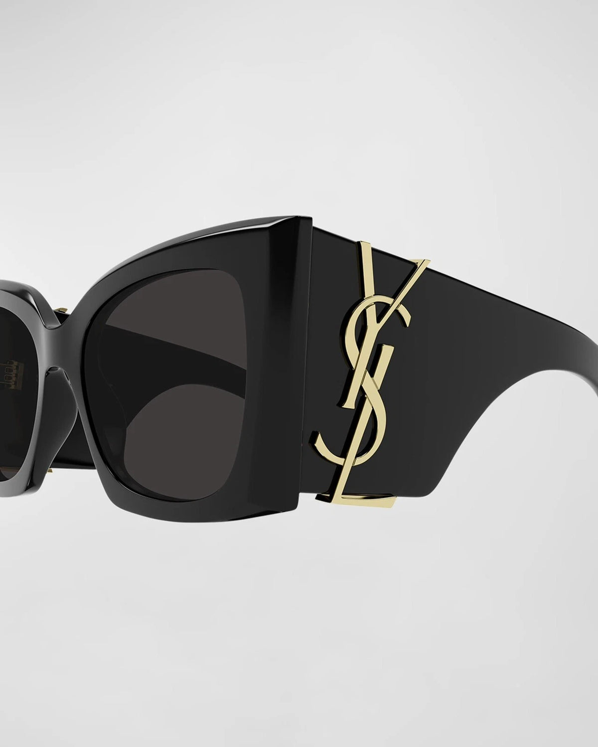 Saint Laurent SL M119 BLAZE-001 Black Gold YSL LOGO Cat Eye AUTHENTIC Sunglasses