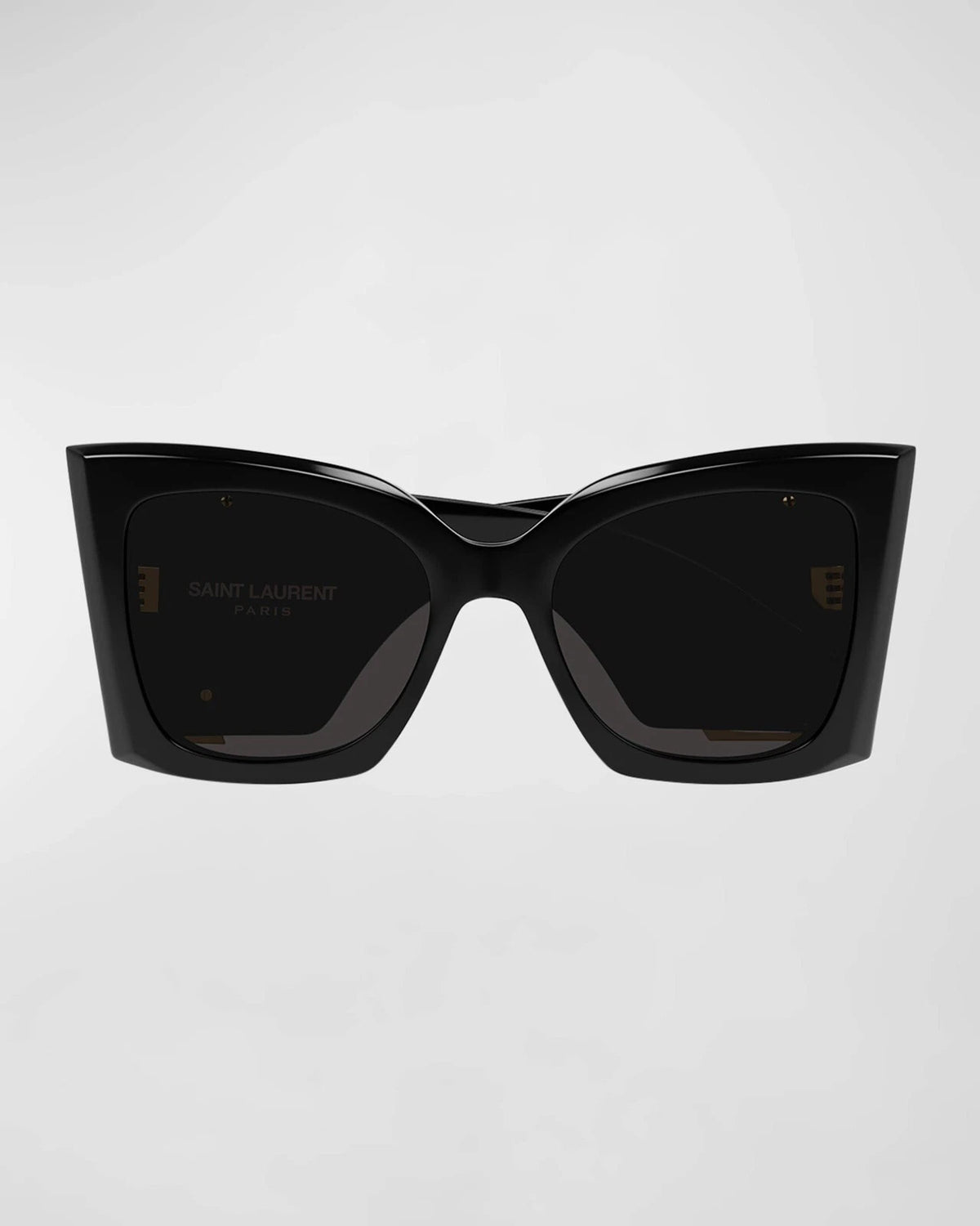 Saint Laurent SL M119 BLAZE-001 Black Gold YSL LOGO Cat Eye AUTHENTIC Sunglasses