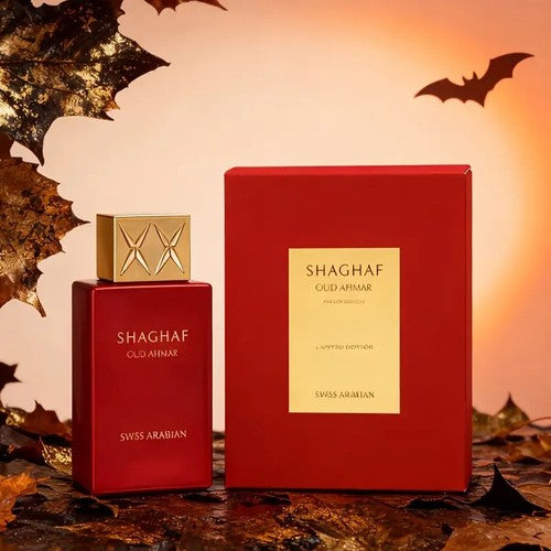 Shaghaf Oud Ahmar by Swiss Arabian Unisex Eau de Parfum, Limited Edition Rich Ou