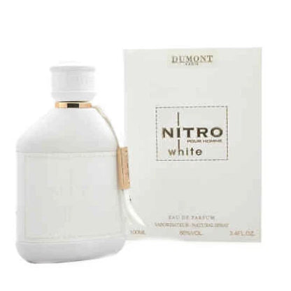Nitro White Pour Homme by Dumont Paris 3.4 oz EDP Cologne for Men NIB